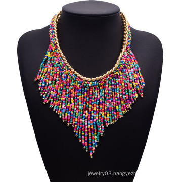 accessories for women fashion tassel bead necklace designs beaded necklace